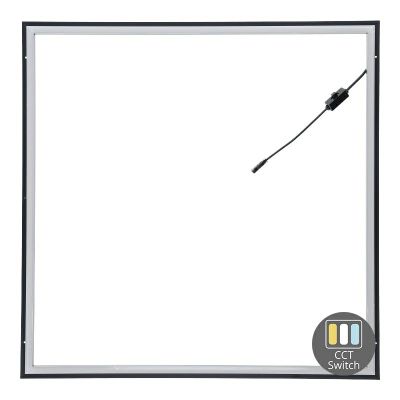 Panou LED cu ramă 60x60 - 37W - întrerupător alb - UGR<21 - iluminare pe margine