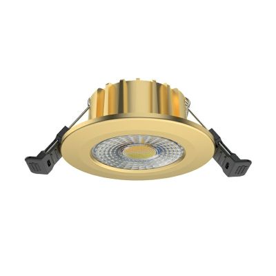 Spot de iluminat din alamă și aluminiu, Hobie, 6W, LED alb cu întrerupător, IP65