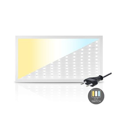 Panou LED 60x120 - 50W - întrerupător alb - UGR<19 - iluminat din spate