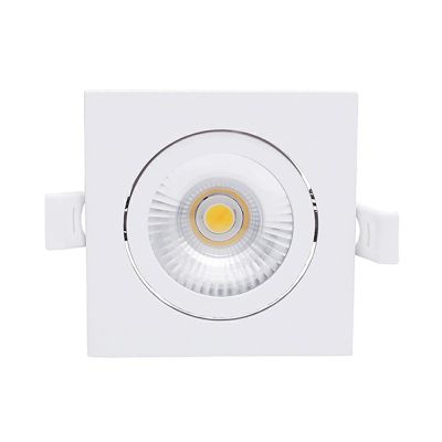 Spot de iluminat alb tip downlight din aluminiu, Loura, 6W, LED alb cu întrerupător, IP65