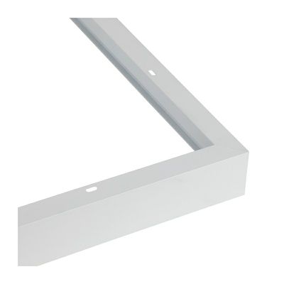 Ramă albă cu prindere, montată pe suprafață, 62x62