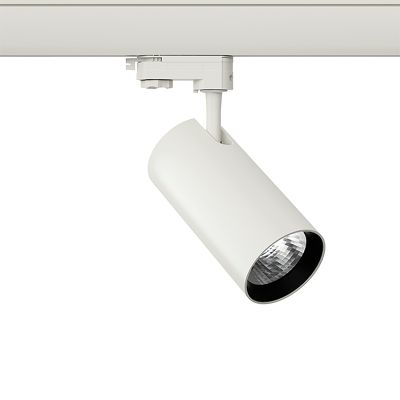Spot de șină trifazat alb Esmiralda, 30W, 3000K, Pro