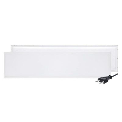 Panou LED 30x120 - 28W - întrerupător alb - UGR<19 - reglabil - iluminare din spate
