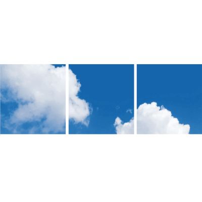 Imprimeu foto nor - set de 3 plăci acrilice cu imprimeu, pentru panouri LED de 60x60 cm