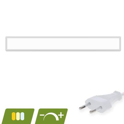 Panou LED 15x120 - 30W - întrerupător alb - UGR<19 - reglabil - iluminare din spate