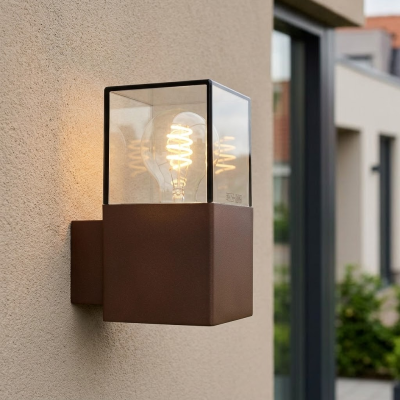 Lampă exterior ruginie modernă, Sanel, IP44