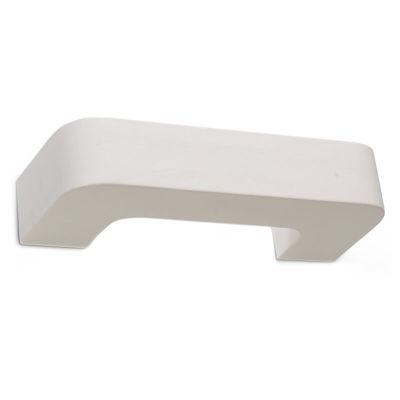 Aplică de perete up down din ceramică albă, Loekie