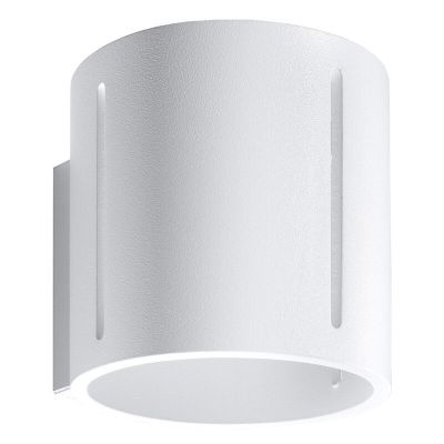 Aplică de perete up down din aluminiu albă, Jamey