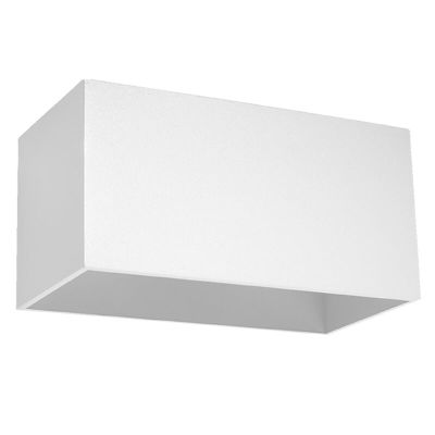 Aplică de perete up down din aluminiu albă, Andro