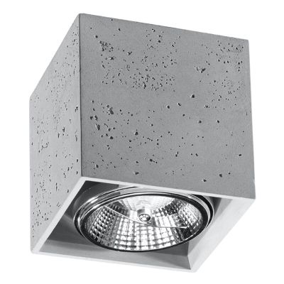 Aplică tavan din beton gri, Eugene