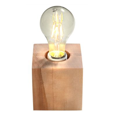 Lampă de masă fără abajur din lemn maro, Anniko