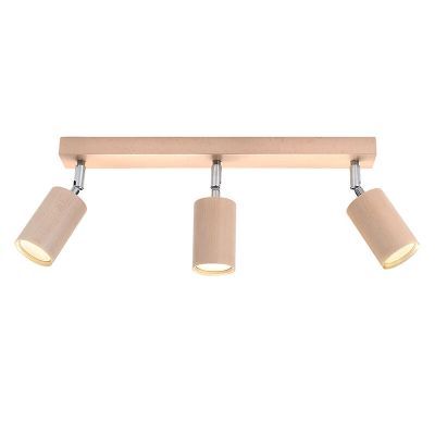 Spot LED de tavan din lemn maro, Fredrik