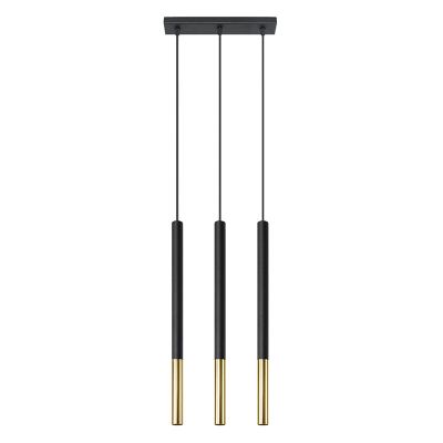 Lustră din aluminiu aurie, Ilonca