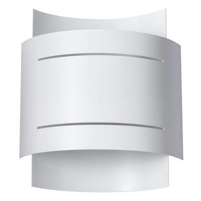 Aplică de perete up down din aluminiu albă, Karwan