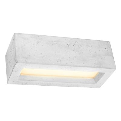 Aplică de perete up down din beton gri, Emmaly