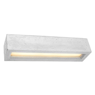 Aplică de perete up down din beton gri, Emmaly