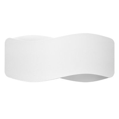 Aplică de perete up down din aluminiu albă, Keely