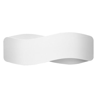 Aplică de perete up down din aluminiu albă, Keely