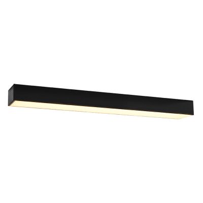 Plafonieră din aluminiu neagră, Mascha, 22W, LED 3000K