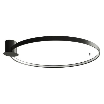 Lampă de tavan din aluminiu neagră, Ringo, 70W, LED 3000K