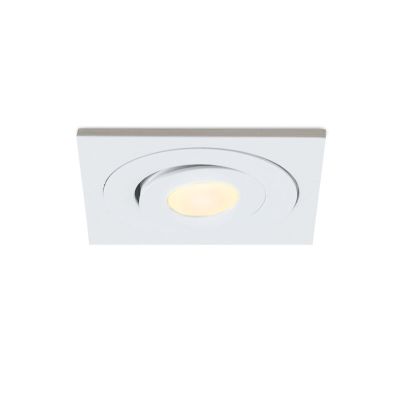 Spot încastrat pentru foișor din aluminiu alb, Rona, 3W, LED 2700K, IP44