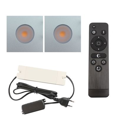 Spot încastrat pentru foișor din aluminiu crom, Dico, 6W, LED 2700K, IP65, con telecomando
