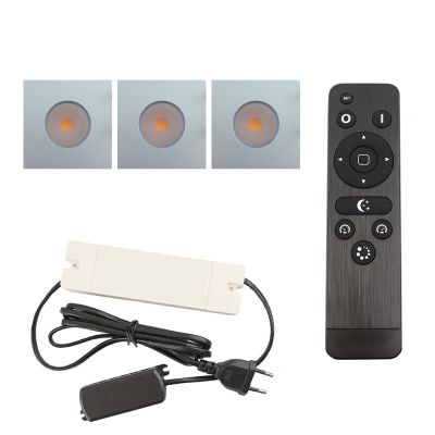 Spot încastrat pentru foișor din aluminiu crom, Dico, 9W, LED 2700K, IP65, con telecomando