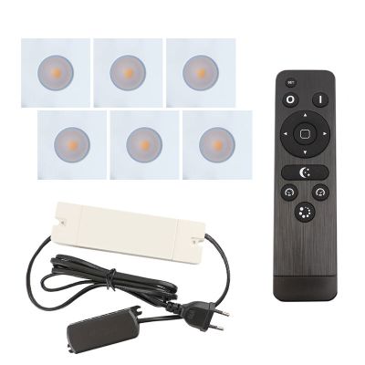 Spot încastrat pentru foișor din aluminiu alb, Dico, 18W, LED 2700K, IP65, con telecomando