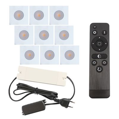 Spot încastrat pentru foișor din aluminiu alb, Dico, 27W, LED 2700K, IP65, con telecomando