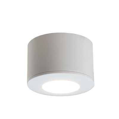 Aplică tavan pentru foișor din aluminiu albă, Vasso, 3W, LED 2700K, IP44