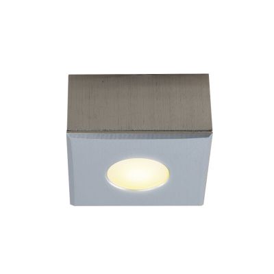Aplică tavan pentru foișor din aluminiu crom, Fredo, 3W, LED 2700K, IP44