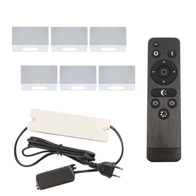 Aplică tavan pentru foișor din aluminiu albă, Fredo, 18W, LED 2700K, IP44, con telecomando