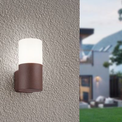 Lampă exterior modernă ruginie, Fjelso, IP44