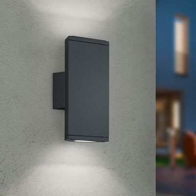 Lampă exterior antracit din aluminiu, Teresa, 3W, LED 3000K, IP54
