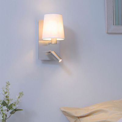 Aplică de perete clasică nichel, Soro, 40W, LED 3000K, con întrerupător