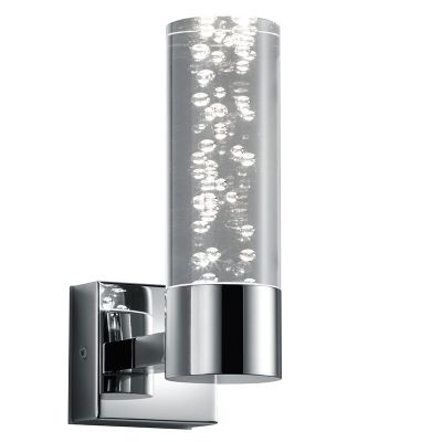 Aplică de perete design crom, Delfina, 3,1W, LED 3000K, IP44
