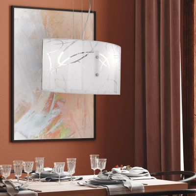 Lustră modernă albă, Antoine