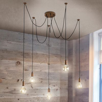 Lustră retro cupru, August