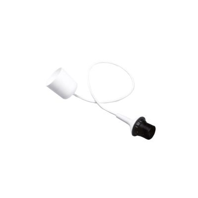 Aplică de perete fără abajur albă din plastic, Dorus