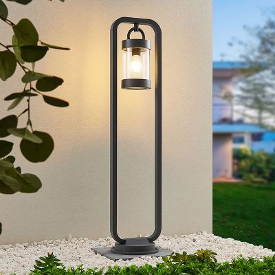 Stâlp iluminat cu senzor crepuscular modern antracit, Sambesi, IP44