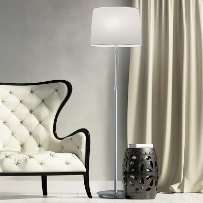 Lampadar clasic nichel, Niva, cu întrerupător cu șnur