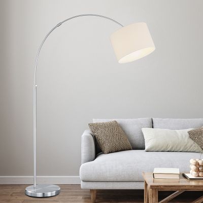 Lampadar nichel din metal, Ledbury, con întrerupător