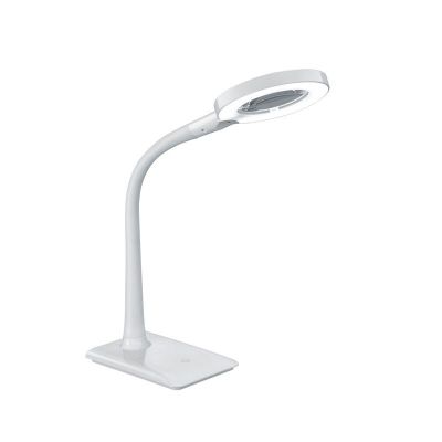 Lampă de birou modernă albă, Ulyssae, 5W, LED 3500K, con întrerupător