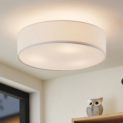 Lampă de tavan nichel din metal, Ledbury