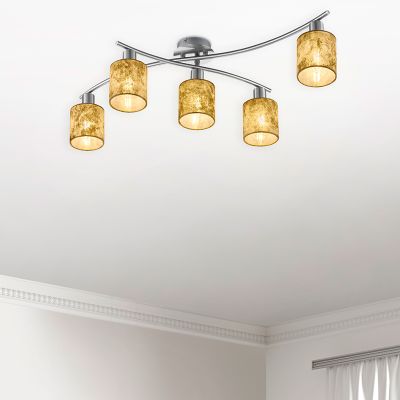 Lampă de tavan modernă neagră, Kyan