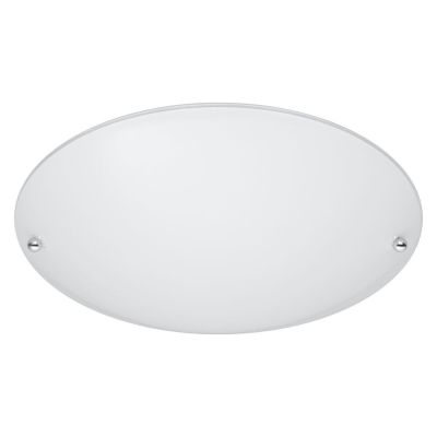 Lampă de tavan argintie din sticlă, Celino