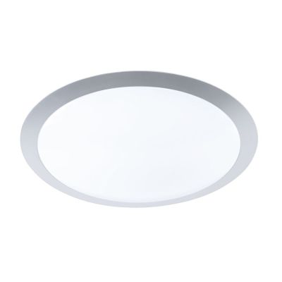 Lampă de tavan argintie din plastic, Ramsgate, 25W, LED 3000K