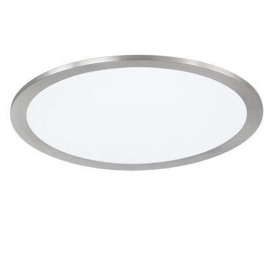 Lampă de tavan modernă nichel, Badria, 15W, LED 3000K