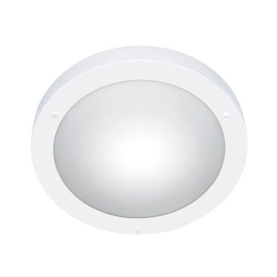 Plafonieră baie albă din sticlă, Hadleigh, IP44