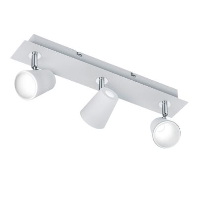 Plafonieră albă din sticlă, Laysha, 6W, LED 3000K